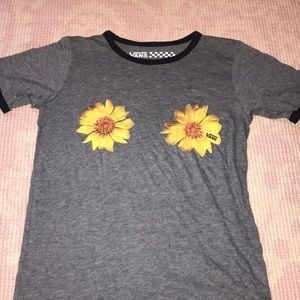 Vans sunflower t-shirt
